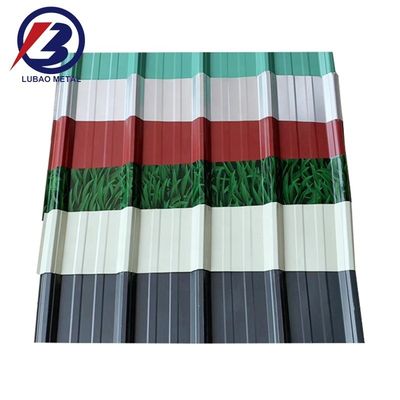 DX51D Покрытие Z30-Z40 914mm 2438mm 6096mm Chromadek BWG 28 кровельный лист кровельный лист для оксида магния кровельных листов