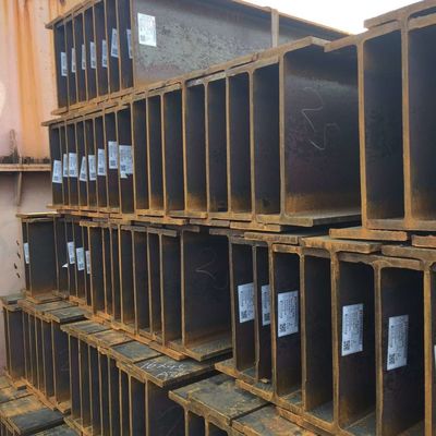 Универсальная конструктивная сталь Q235B H-Beams Frequency Welding and Flange Thickness 8mm 64mm для коммерческих зданий