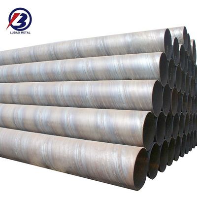 Труба для химического удобрения высокое давление ASTM подземное укрытие SSAW спирально сварная труба с черной поверхностью