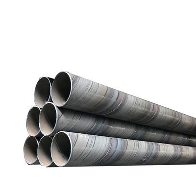 Труба для химического удобрения высокое давление ASTM подземное укрытие SSAW спирально сварная труба с черной поверхностью