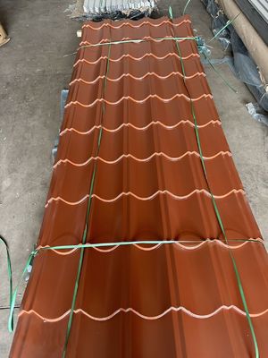 AISI ASTM GB JIS Standard SGCC Цветопокрытый предварительно окрашенный оцинкованный стальной лист коррозионностойкий 665-1100 мм Ширина