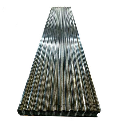 Крыша DX51D горячего погружения BWG 28 Gauge 4x8 оцинкованный гофрированный лист Металлический GI кровельный лист с регулярным шпангелем