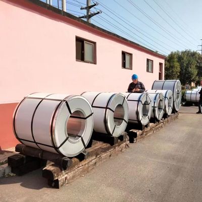 Стандартный ASTM кровельный лист Предварительно окрашенная оцинкованная стальная катушка AZ150 Покрытие 0,5 мм Толщина 1219 мм Ширина с RALColor
