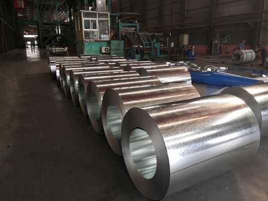 Поставка Легко смазанная DX51D SGCC SS400 Q235 Q345 0,12-4 мм толщиной горяче-погруженная оцинкованная стальная катушка с ± 1% толерантностью