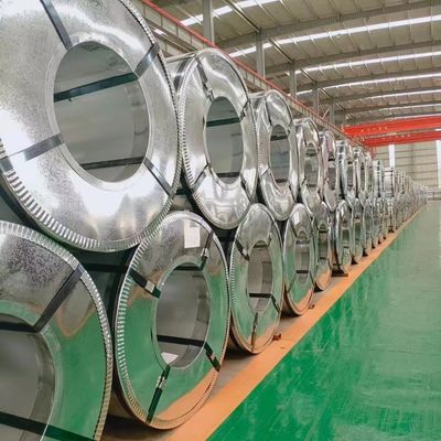 Поставка Легко смазанная DX51D SGCC SS400 Q235 Q345 0,12-4 мм толщиной горяче-погруженная оцинкованная стальная катушка с ± 1% толерантностью