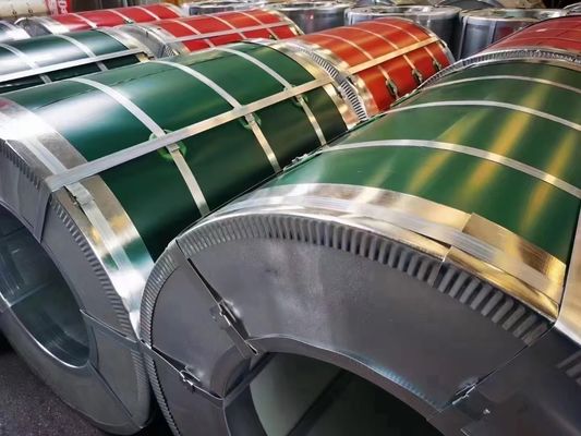 Предварительно окрашенная стеклянная спираль Gl / PPGl / Цветная покрытая оцинкованная стальная спираль с настраиваемыми узорами и толщиной 0,1-1,5 мм