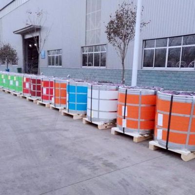 Предварительно окрашенная оцинкованная стальная катушка PPGI COIL ROLL для строительного материала Цветная покрытка Ширина 1000/1250 мм
