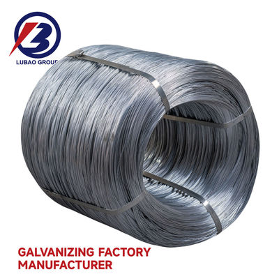 Q195/Q235/SAE1006-1008 Электро-гальванизированная катушка Железный стальной проволока нить Шнурная проволока для ребер Дубай Найлоновый покрытый связывающий BWG 18