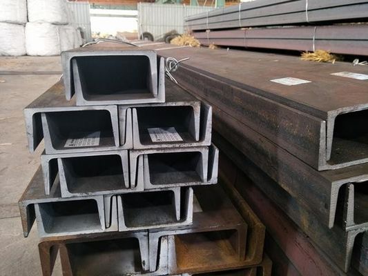 Стальная конструкция Канал класса C 100x50x3 мм Легкая стальная рама Товарная балки Стальная размеры Структурное железо Природная поверхность