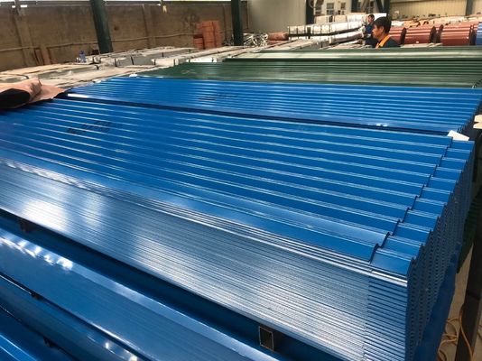 Услуга декоиллинга, предлагаемая для Z20 Z30 Z60 Z275 20 Gauge PPGI Предварительно окрашенный оцинкованный гофрированный крышный лист цветный покрытый стальной лист