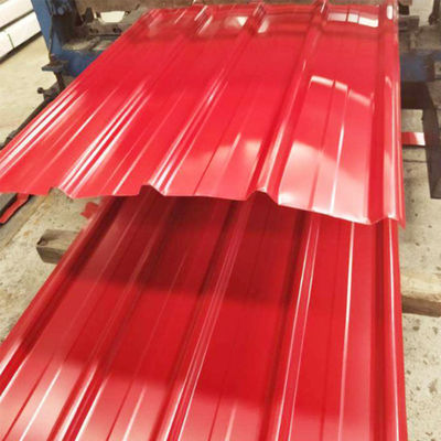 Услуга декоиллинга, предлагаемая для Z20 Z30 Z60 Z275 20 Gauge PPGI Предварительно окрашенный оцинкованный гофрированный крышный лист цветный покрытый стальной лист