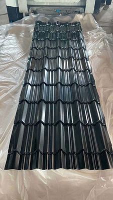 GB Standard SGCC RAL Цвет PPGI Крыша гофрированный лист покрытый предварительно окрашенный оцинкованный стальной лист для строительства зданий