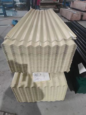 GB Standard SGCC RAL Цвет PPGI Крыша гофрированный лист покрытый предварительно окрашенный оцинкованный стальной лист для строительства зданий