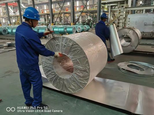GB Standard Aluzinc Coils PPGI PPGL Цветная предварительно окрашенная гальвалюмная оцинкованная сталь для изготовления гофрированных листов профессионалом