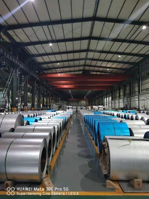 GB Standard Aluzinc Coils PPGI PPGL Цветная предварительно окрашенная гальвалюмная оцинкованная сталь для изготовления гофрированных листов профессионалом