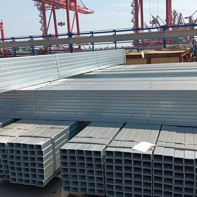Высокопроизводительные оцинкованные квадратные стальные трубы ASTM A53 A106 A1387 100x100 горячо проката с сертификатом CE