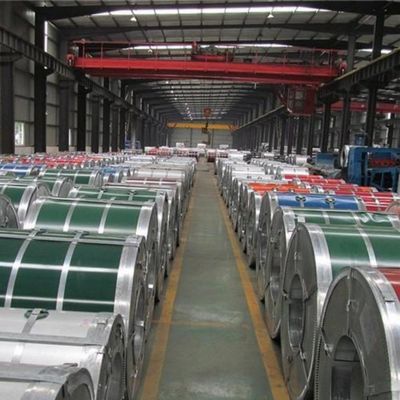 PE HDP SMP PVDF 1500mm PPGI катушка цветная покрытая сталь катушка предварительно покрытая оцинкованная стальная катушка с стандартным типом краски GS