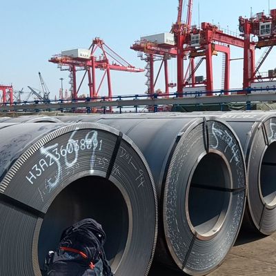Технология горячего проката ASTM A57 A36 Ss400 Dx51d Dx52D Q295 Q235 Среднеуглеродная HRC стальная катушка с режущим сервисом