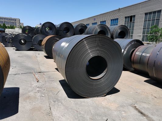 Нелегированные горячо прокатаные катушки ASTM A36 A283 A387 Q235 Q345 S235jr HR катушки с сертификатами испытаний на пропускной способности