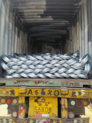 Горяче погруженная оцинкованная железная проволока с защитой 19 проволочных нитей в 2,5 мм 3 мм 4 мм Размеры большой запас от Direct