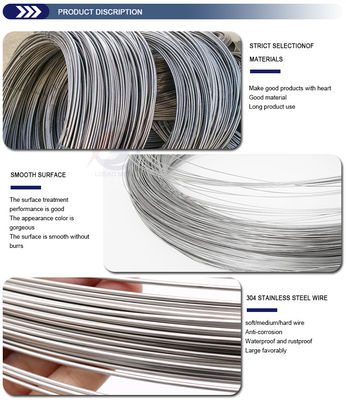 SUS 0,13mm-3mm 304L/430/316/316L проволока из нержавеющей стали с высоким качеством и No.1 поверхностной отделкой