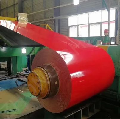 Z30-Z40 Покрытие G550 DX51D ppgi предварительно окрашенная оцинкованная стальная катушка PPGI гофрированные кровельные листы катушка цветная покрытая рулон