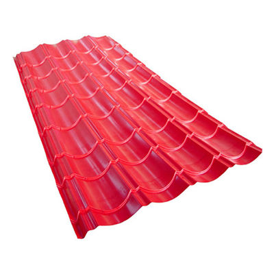 GB Standard Heatproof 20 Gauge Colored Galvanized Aluzinc Corrugated Fiber Cement PVC Gerald Крысовая плитка из Пекина