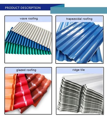 Сниженные ASTM AISI SGCC RAL Цветные оцинкованные гофрированные листы и PPGI Цветные стальные плитки Ширина 600-1100 мм по прямым ценам