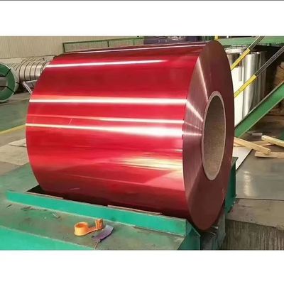 Shandong 3003 3105 5052 5152 Цветная алюминиевая катушка Введение продукта с алюминиевым сплавом в ролике при температуре O-H112