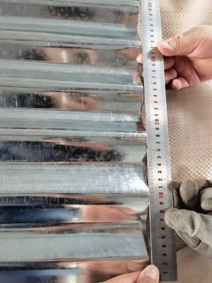 0.1 мм Толщина Z40 Регулярный Шпангель полный твердый цветный покрытый оцинкованный гофрированный кровельный панель для различных крыш или стен