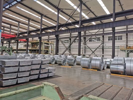 3003 3004 3105 Анеальная 1250 мм спираль из сплава стали Алюминиевая цинковая стальная спираль оцинкованная алюминиевая спираль для покрытия