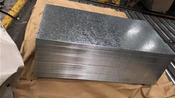 3-8 тонн Вес катушки 2,5 мм 3 мм оцинкованная стальная плита 120 г ASTM A653 G235 крышевая облицовка GI плита