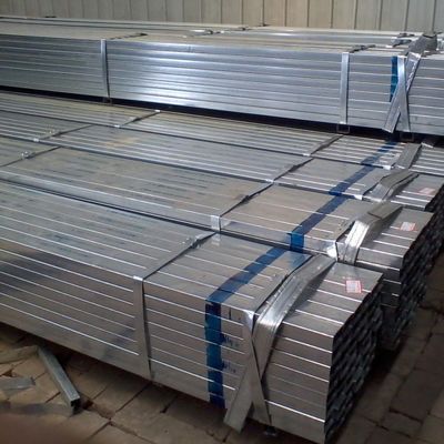 Q235B Q345 ST52 100*100 Оцинкованные стальные трубы 90 мм GI Полые квадратные круглые сварные трубы с методом холодной проката