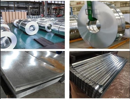 прочность Стальная плитка ASTM AISI JIS DIN GB Размеры на заказ Горяче оцинкованные стальные катушки толщина 0,35 мм быстрая доставка GI катушка