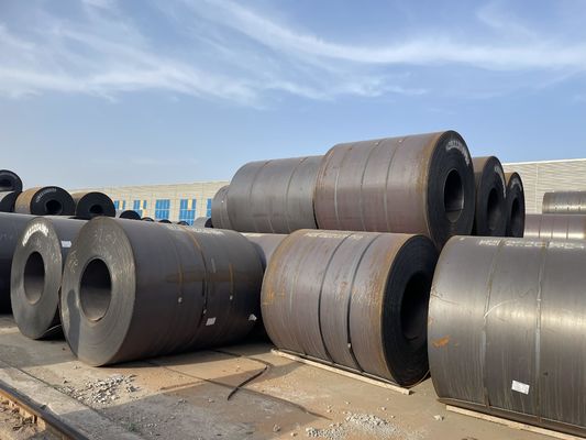 Толщина 3-200 мм ST52 A36 S235 Q235B Черная углеродистая стальная катушка HR катушки для труб ширина 600-2000 мм
