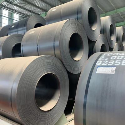 Высокоукрепляющая ASTM A36 A283 A387 Q235 Q345 S235jr Черная углеродистая катушка для изготовления стальных труб и горячо прокатаных катушек
