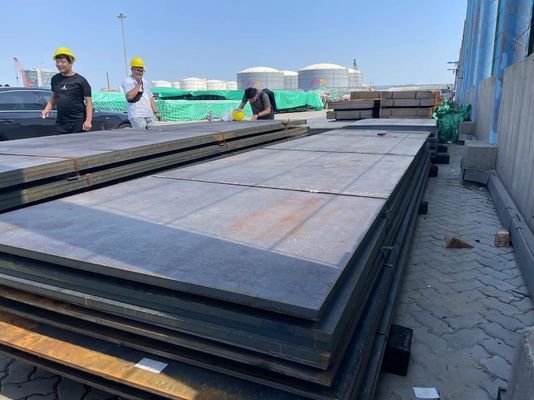 ASTM Standard Q345 Ss400 A36 Стальная плита 5mm 6mm 9mm hrc Ms Горяче прокатаная углеродистая мягкая стальная плита для применения в прочности