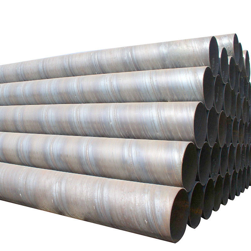 API 5l x52 ssaw Спиральная сварная стальная труба длиной 12 м незаправленная горячо прокатаная спиральная сварная стальная труба из углерода из Китая