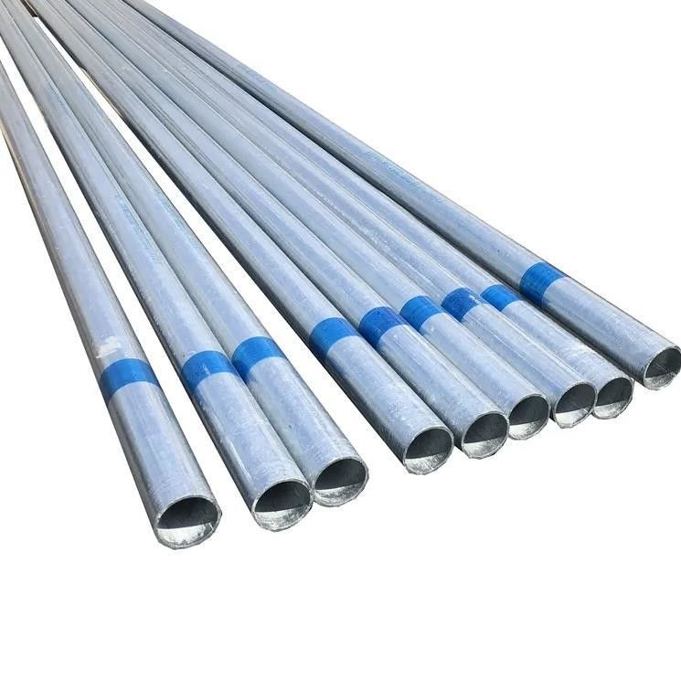 Большой диаметр Pre GI Scaffolding Холодно проката Q235 A36 оцинкованная стальная труба с расчетом по фактическому весу и лому