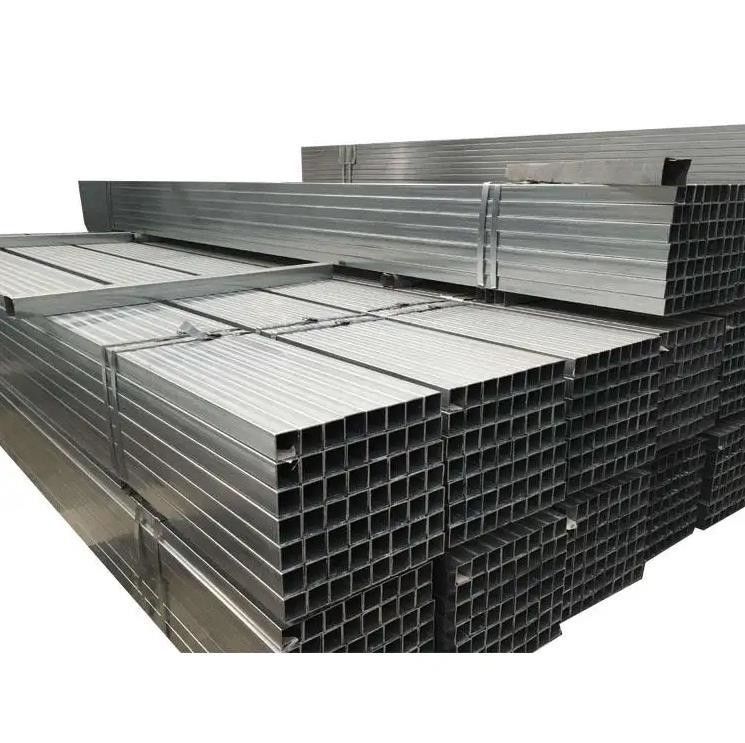 80x80x2,5 мм А53 GI труба предварительно сварная прямоугольная полая горячо оцинкованная квадратная стальная труба расчет по фактическому весу