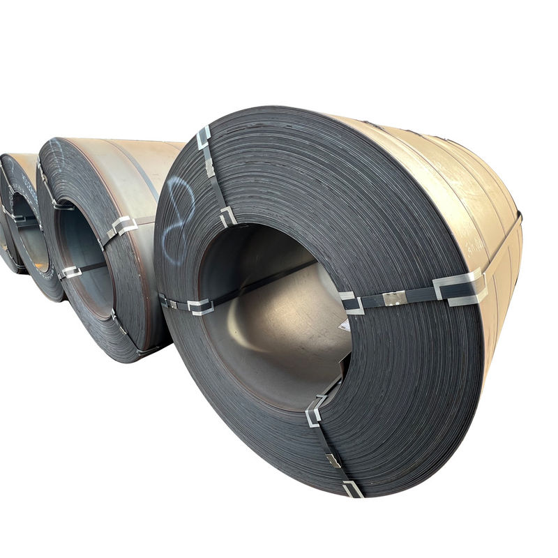 GB Standard S235jr S355jr SAE1006 Q235b SS400 Высокоуглеродистая сталь горячекатаная стальная катушка 65mn для строительного материала